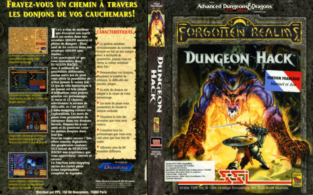 Dungeon Hack — box-texture (FR)