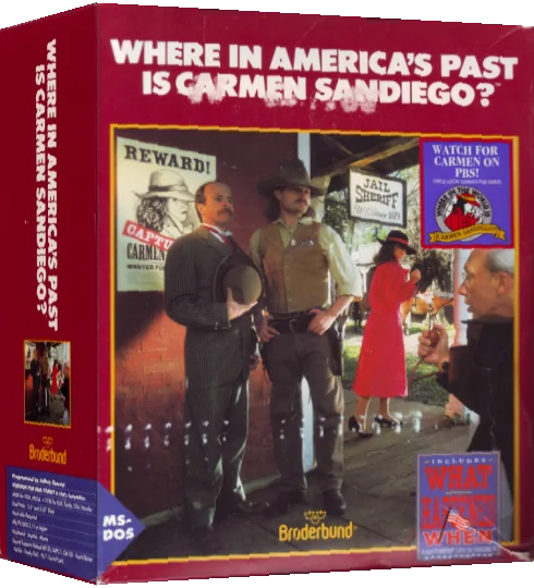 Where in America's Past Is Carmen Sandiego? — box-3D (US)
