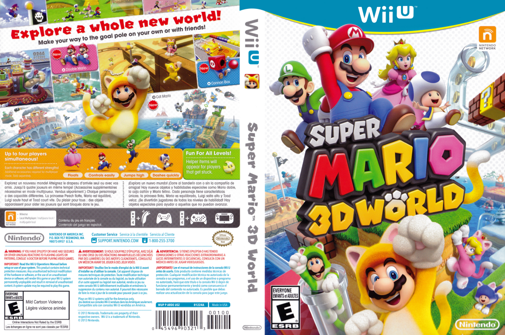 Super Mario 3D World — box-texture (US)