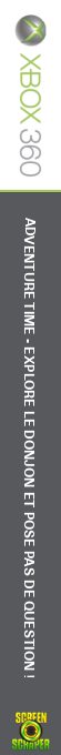 Adventure Time - Explore Le Donjon Et Pose Pas De Question ! — box-2D-side (EU)