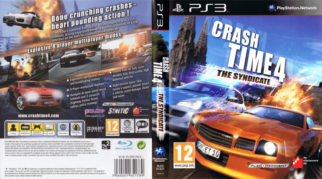 Crash Time 4 - The Syndicate — box-texture (EU)