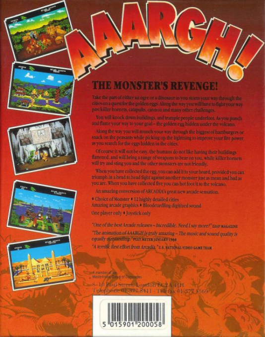 AAARGH! — box-2D-back (US)