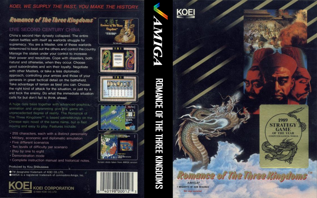 Romance of the Three Kingdoms — box-texture (WOR)