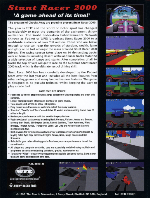 Stunt Racer 2000 — box-2D-back (UK)