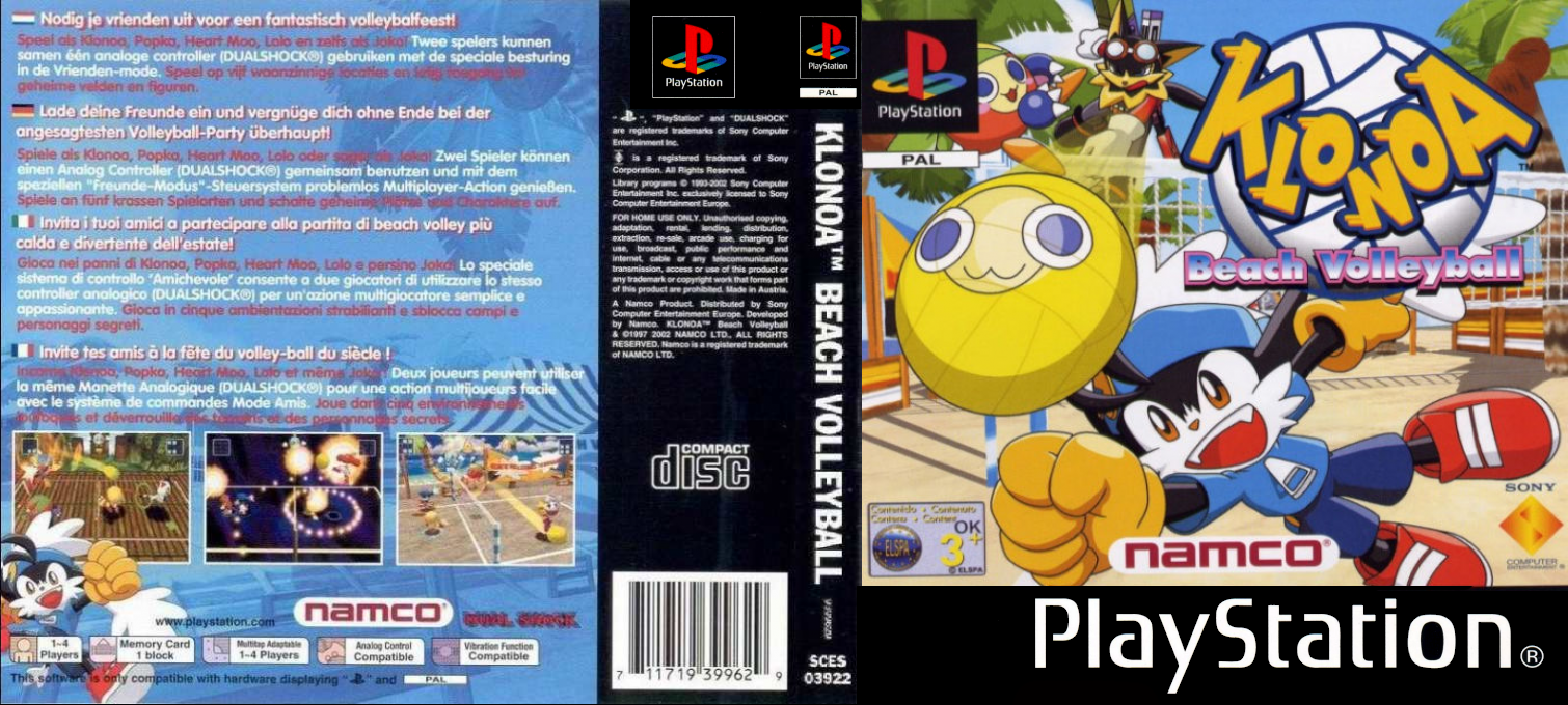 Klonoa Beach Volleyball — box-texture (EU)