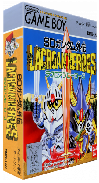 Sd Gundam Gaiden - Lacroan' Heroes — box-3D (JP)
