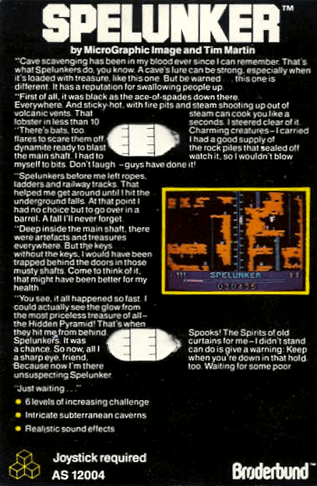 Spelunker — box-2D-back (EU)