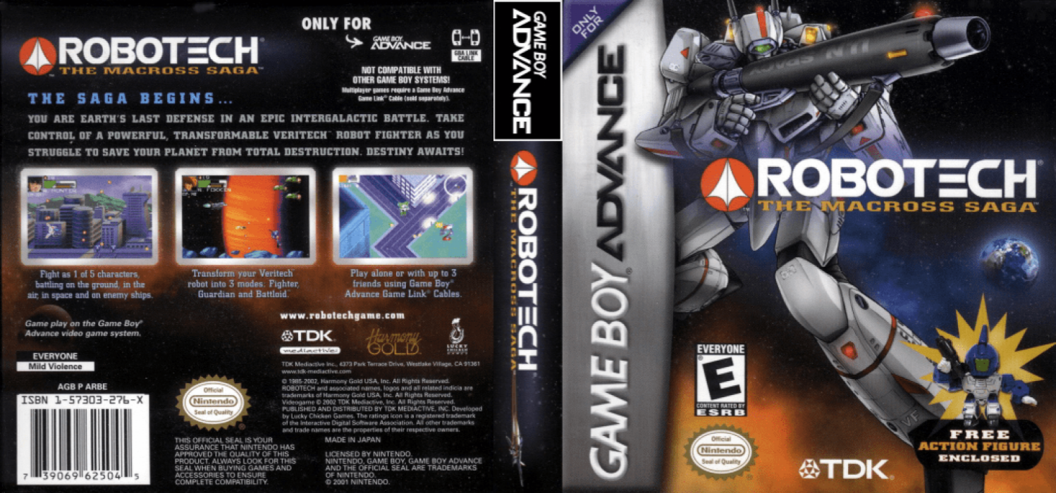 Robotech - The Macross Saga — box-texture (US)