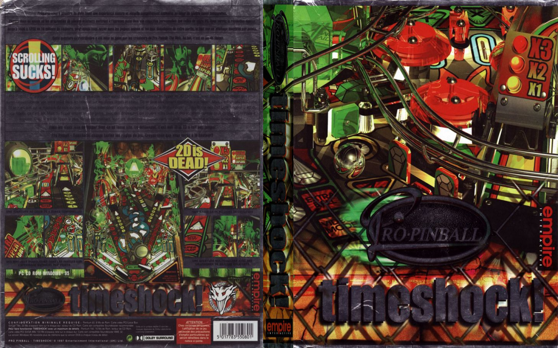 Pro Pinball - Timeshock! — box-texture (FR)