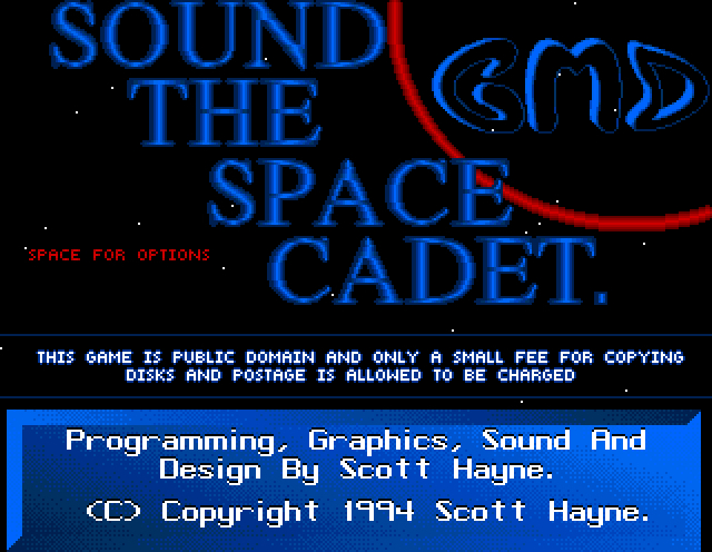Sound The Space Cadet — sstitle (WOR)
