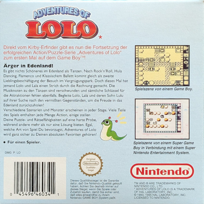 Adventures of Lolo — box-2D-back (DE)
