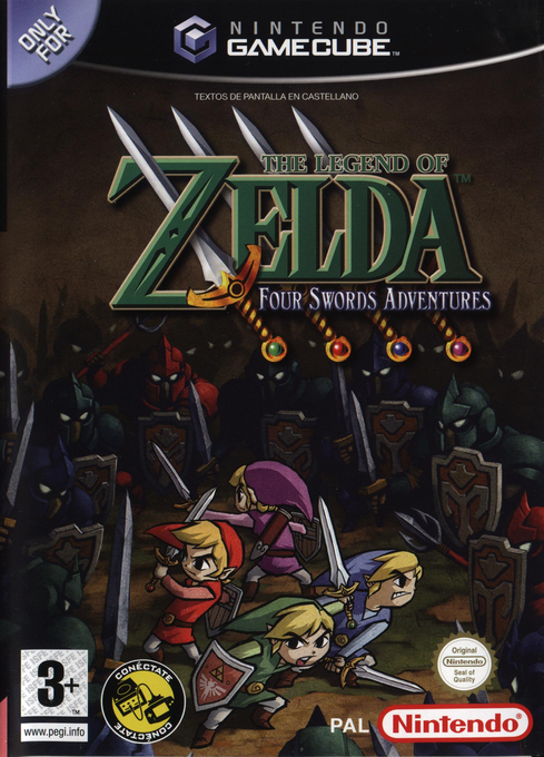 Legend of Zelda, The - Four Swords Adventures — box-2D (SP)