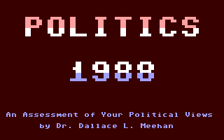 Politics 1988 — sstitle (WOR)