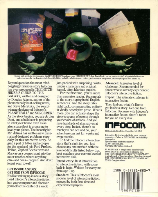 Hitchhiker's Guide To The Galaxy, The — box-2D-back (US)