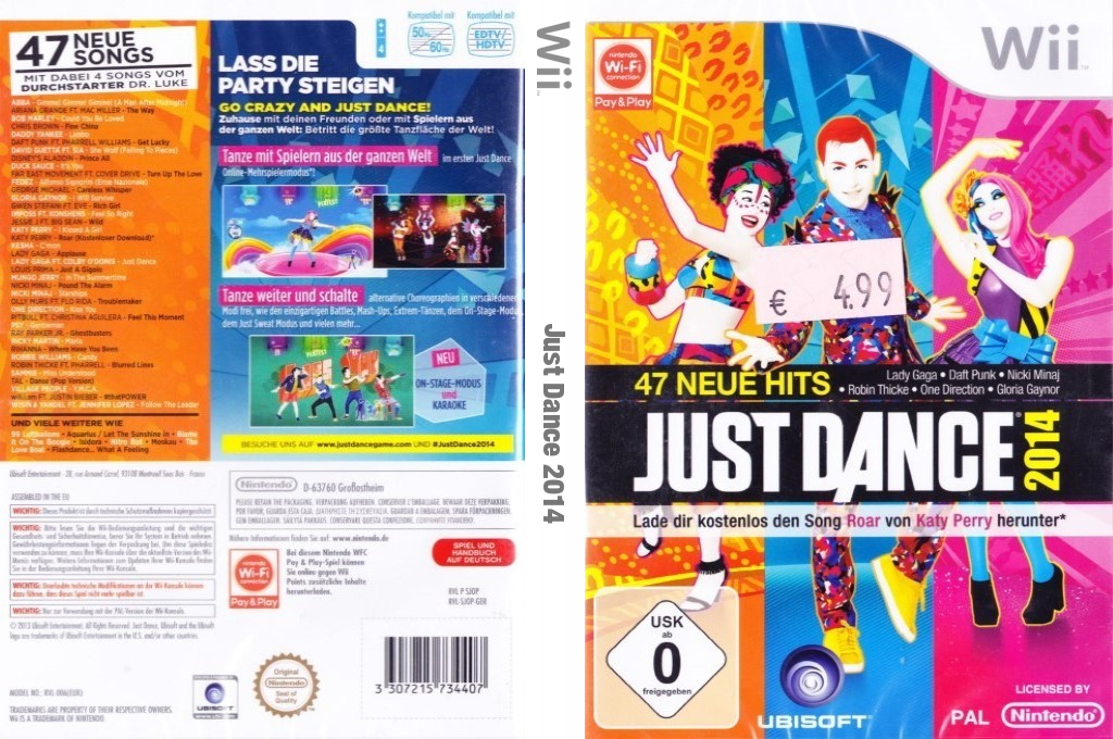 Just Dance 2014 — box-texture (DE)
