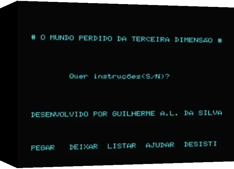 Mundo Perdido Da 3a Dimensao, O — box-3D (WOR)