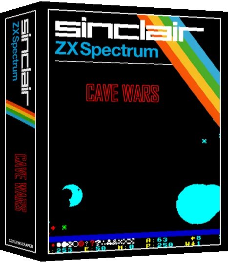 Cave Wars — box-3D (SS)