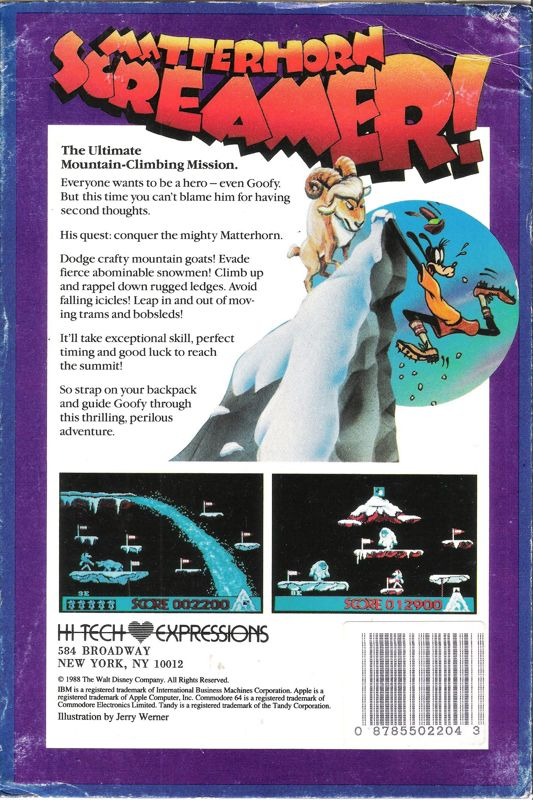 Matterhorn Screamer! — box-2D-back (US)