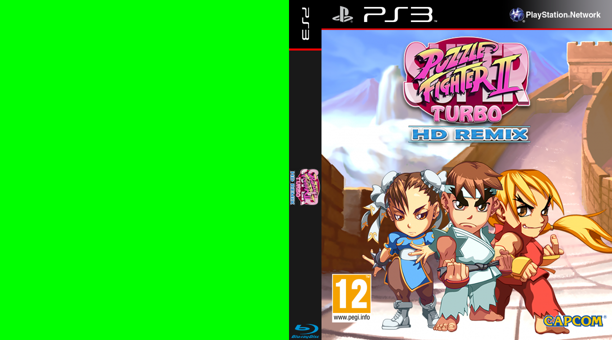 Super Puzzle Fighter II Turbo HD Remix — box-texture (EU)