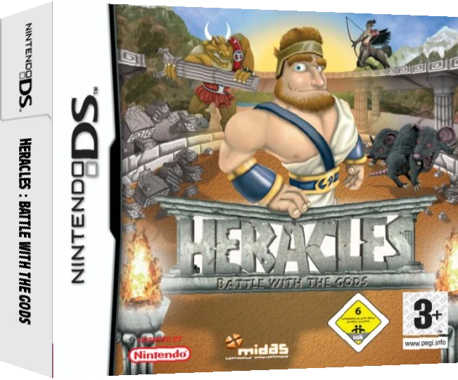 Heracles - Battle with the Gods — box-3D (EU)