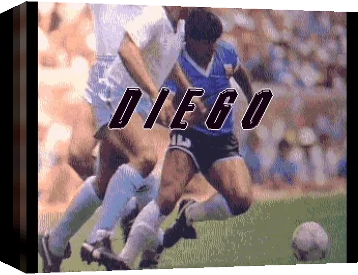Diego Maradona World Football Manager — box-3D (WOR)