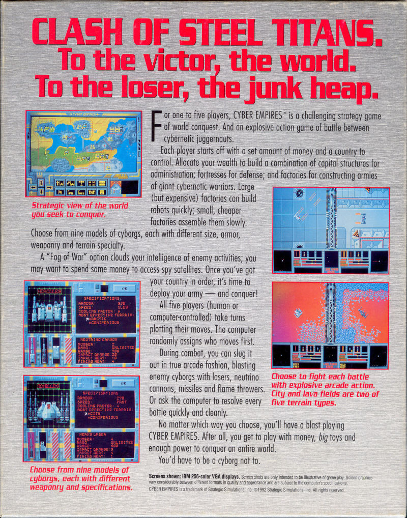 Steel Empire — box-2D-back (US)