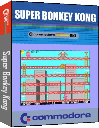 Super Bonkey Kong — box-3D (CUS)