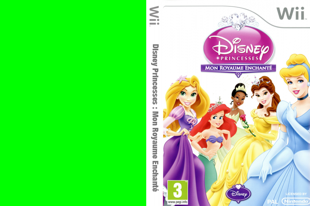Disney Princesses - Mon Royaume Enchanté — box-texture (FR)