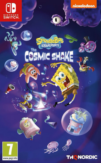 Spongebob Squarepants - The Cosmic Shake — box-2D (EU)