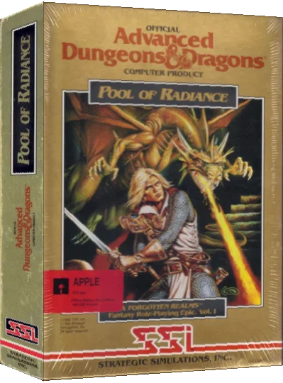 Pool Of Radiance — box-3D (US)