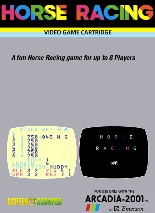 Horse Racing — box-2D-back (US)