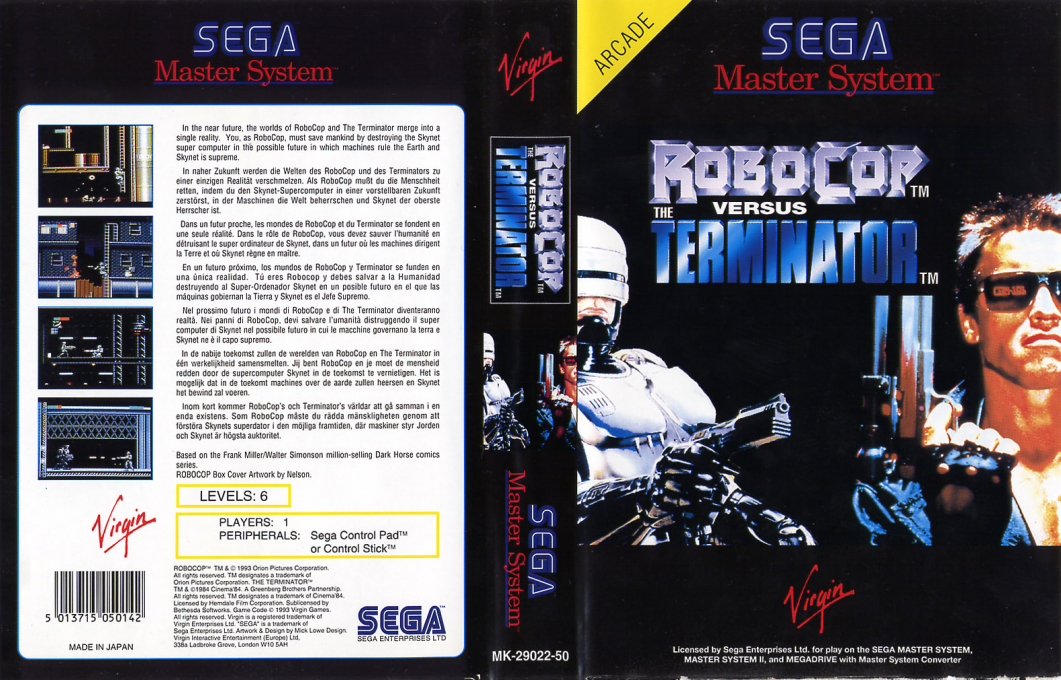 RoboCop Versus The Terminator — box-texture (EU)