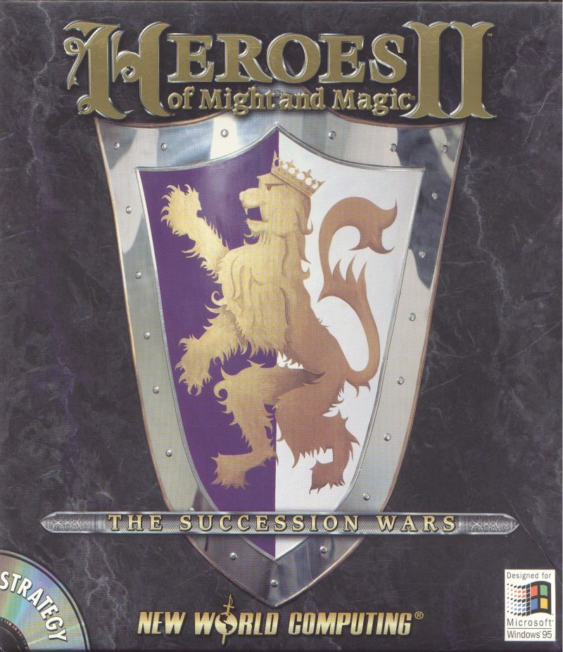 Heroes of Might and Magic II: The Succession Wars box art
