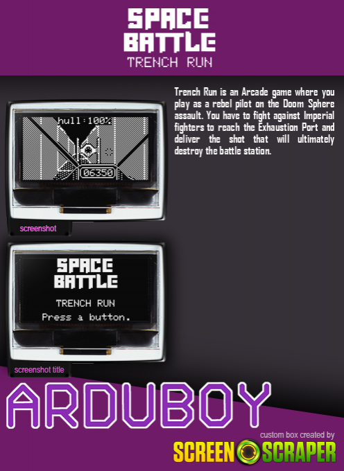Space Battle - Trench Run — box-2D-back (SS)