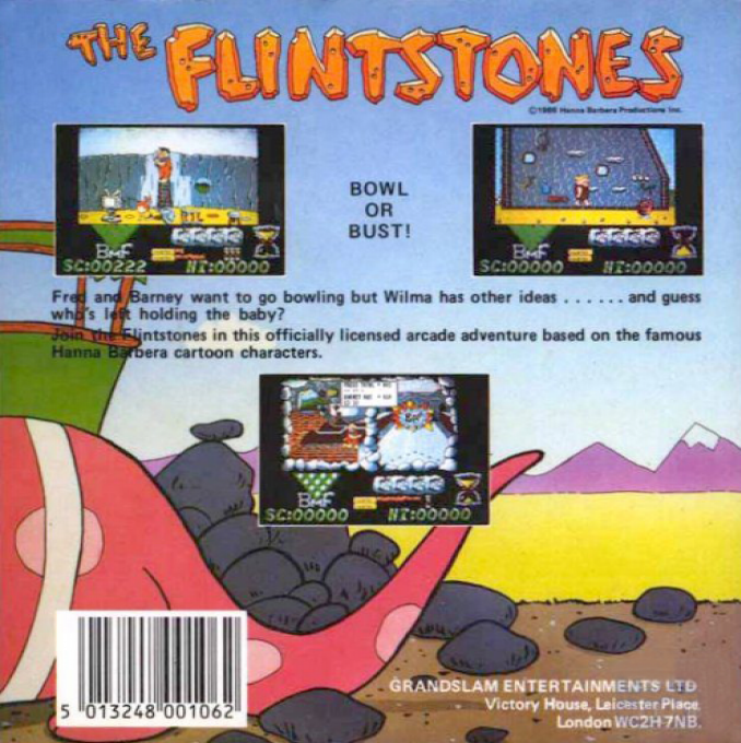 Flintstones, The — box-2D-back (CUS)