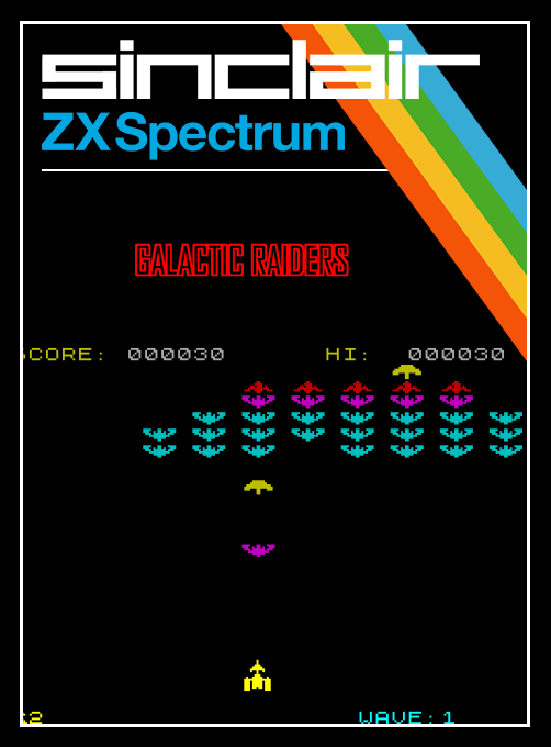 Galactic Raiders — box-2D (SS)