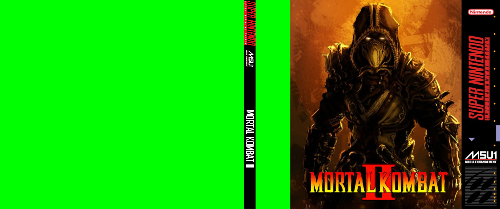 Mortal Kombat II — box-texture (US)