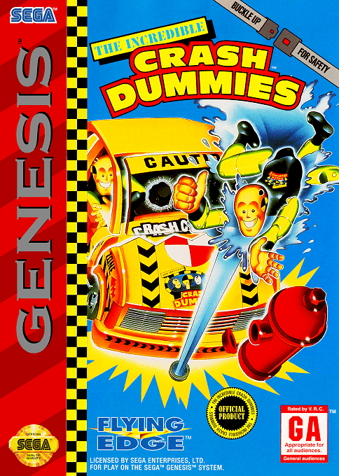 Incredible Crash Dummies The box art