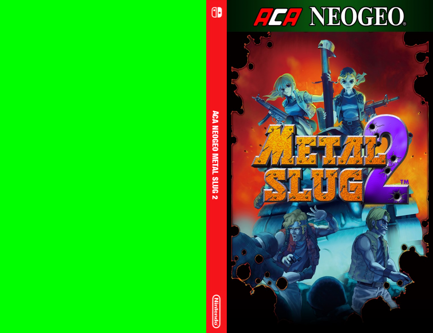 Aca Neogeo Metal Slug 2 — box-texture (US)