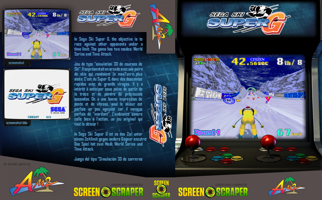 Sega Ski Super G — box-texture (SS)