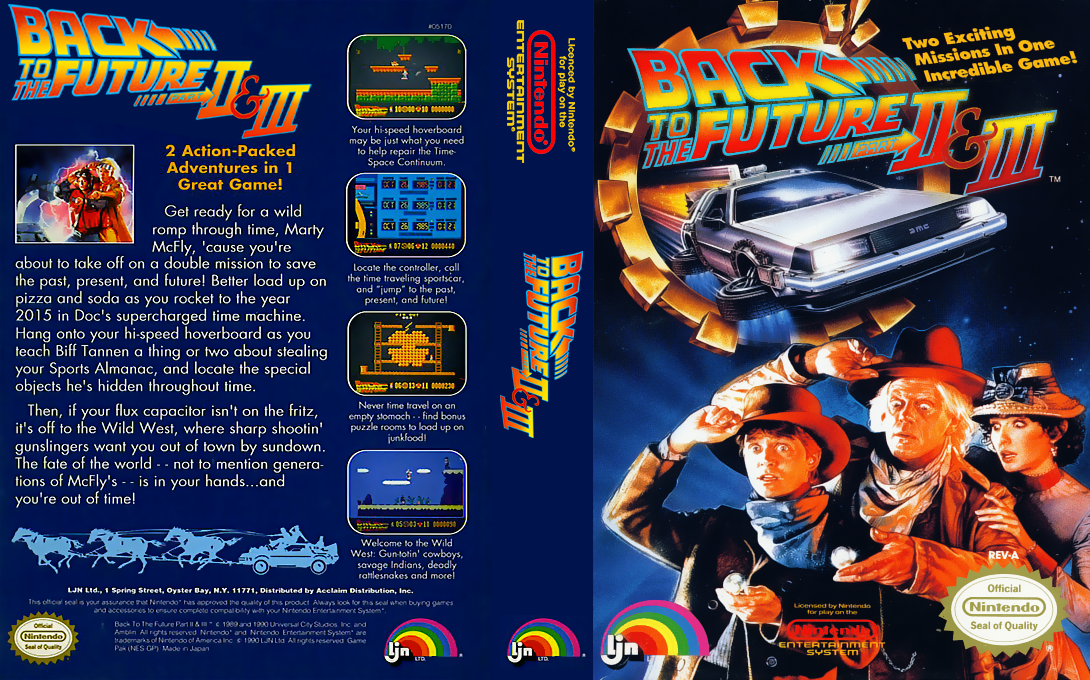 Back to the Future Part II & III — box-texture (US)