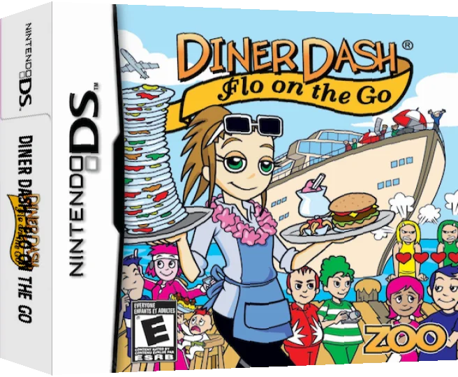 Diner Dash - Flo on the Go — box-3D (US)