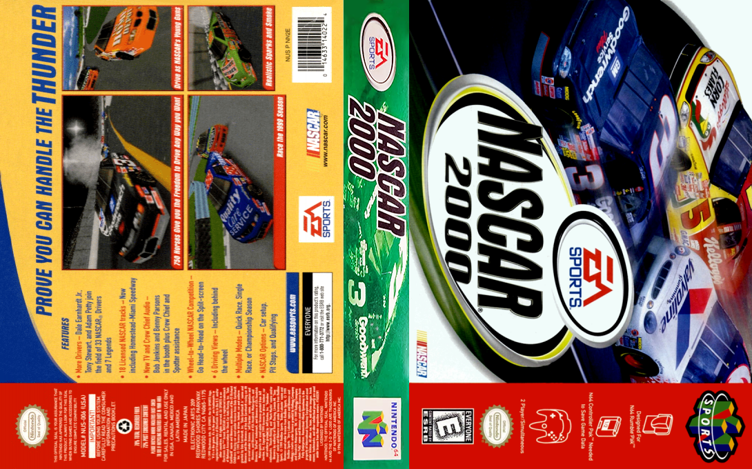 NASCAR 2000 — box-texture (US)