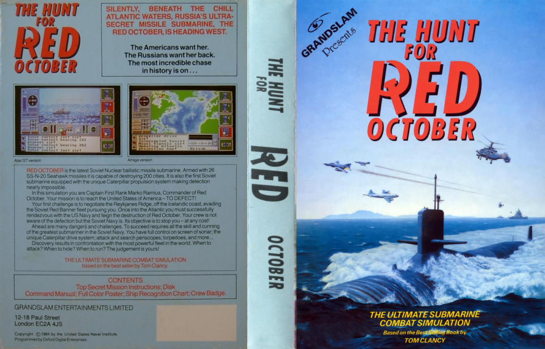 Hunt For Red October, The - The Book — box-texture (EU)