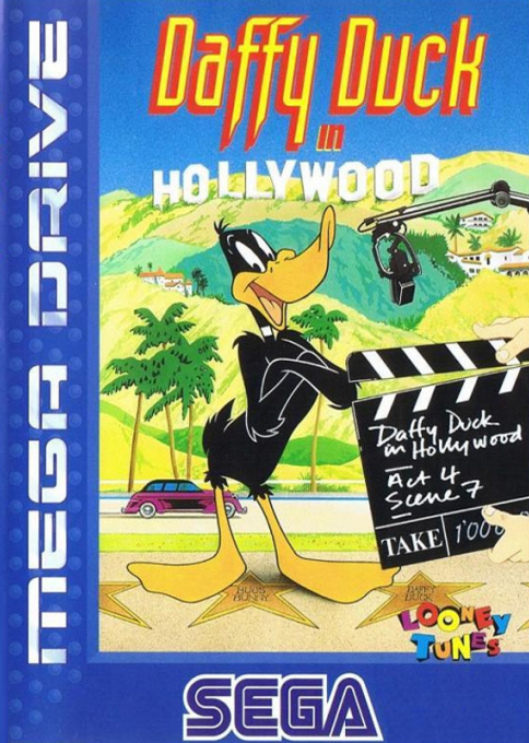 Daffy Duck In Hollywood box art