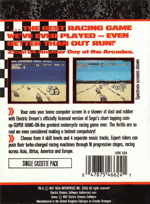 Super Hang-on — box-2D-back (EU)