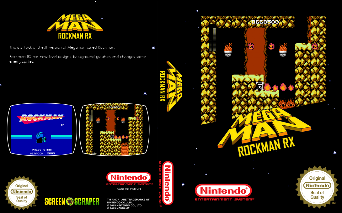 MegaMan : Rockman RX — box-texture (SS)