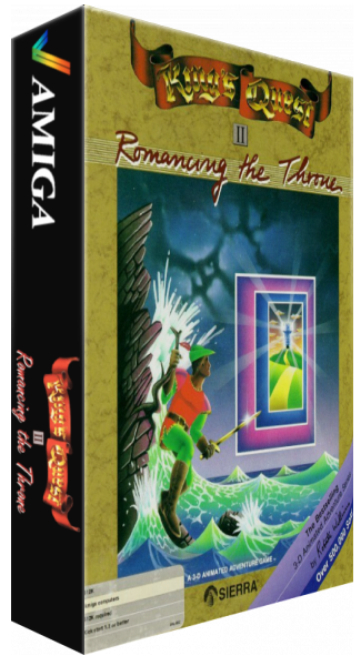 King's Quest II - Romancing the Throne — box-3D (WOR)