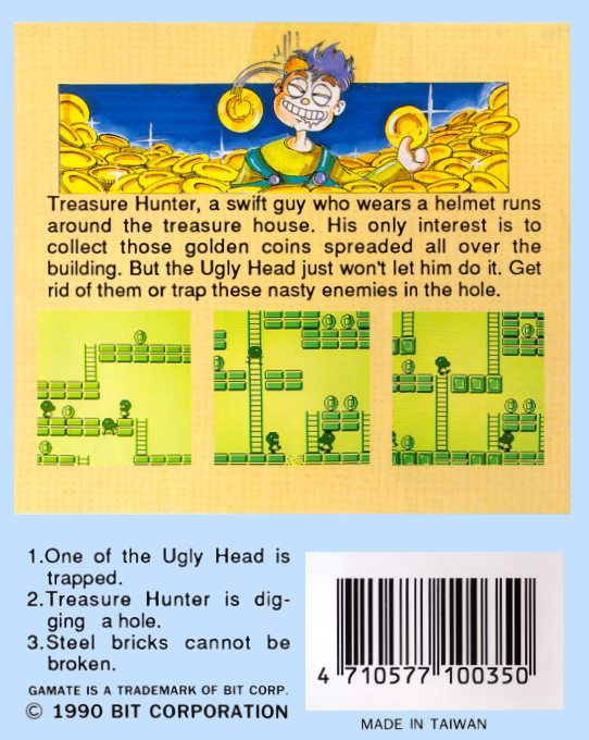 Treasure Hunter — box-2D-back (WOR)