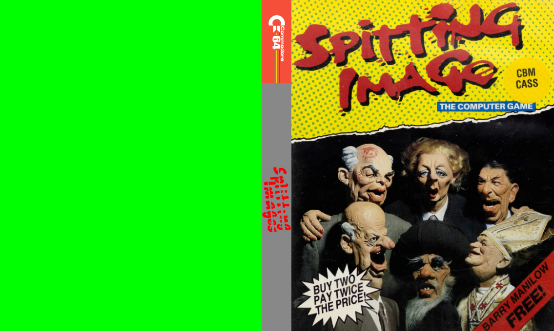 Spitting Image - The Computer Game — box-texture (EU)